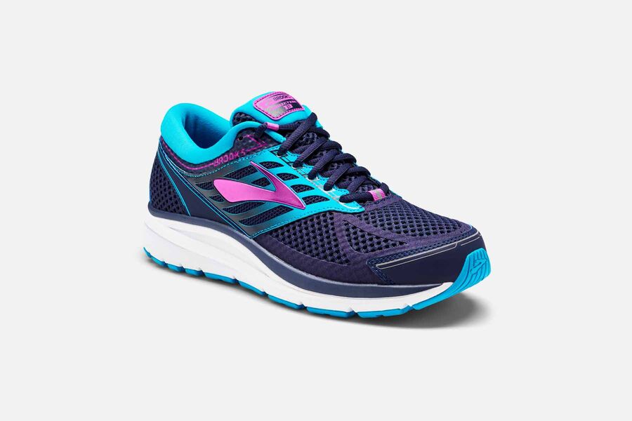 Brooks Addiction 13 UK - Brooks Womens Walking Shoes Navy/Blue | Brooks ...